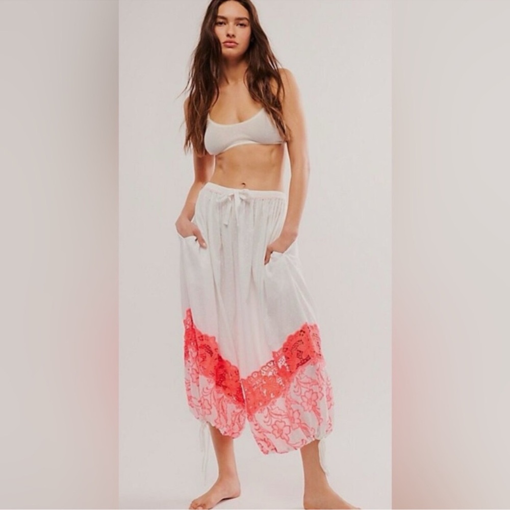 Free People Intimately Day Glow Joggers. NWOT.